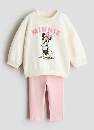 Костюм h&amp;m для девочки, свитшот, теплая кофта, лосины, леггинсы
