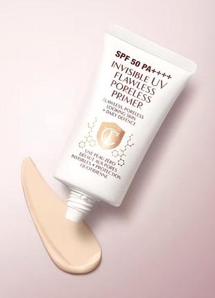 Праймер для обличчя spf50 invisible uv flawless poreless primer charlotte tilbury / 60 ml