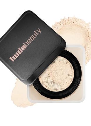 Пудра для зайвої якості huda beauty easy bake loose baking & setting powder/тон suger cookie — pound cake, 20 г