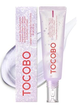 Освітлювальний колагеновий гель для повік tocobo collagen brightening eye gel cream 30 мл