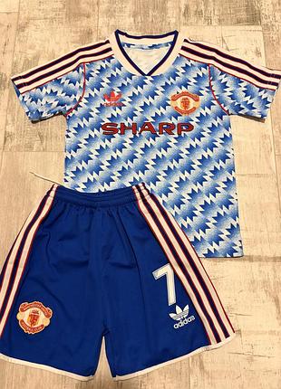 Футбольна форма manchester united спортивна костюм на хлопчика 6 7 8 років