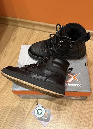 Черевики для хлопчика kinetix зимові чорні 32 розмір