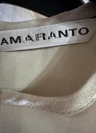 Сатиновий топ блуза amaranto 3
