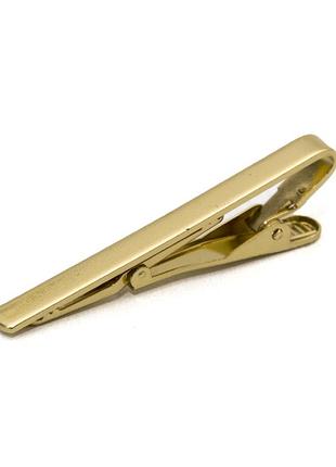 Металлический зажим для галстука gofin золотистый zag-9079