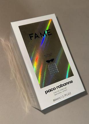 Парфуми жіночі духи rabanne fame parfum 80 ml  парфюм шлейфовий аромат