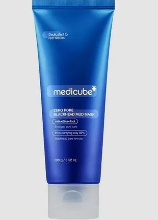 Маска для удаления черных точек и очистки пор medicube zero pore blackhead mud mask, 100 г