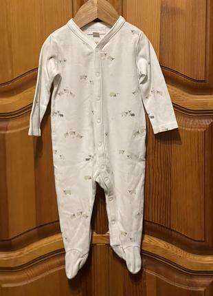 Человечек 100% хлопок 🇹🇷 турция the little white company p.6-9 мес