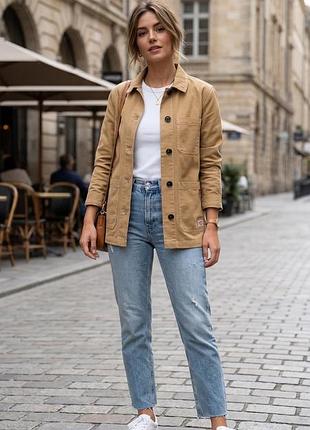 Жіноча котонова  куртка жакет сорочка bershka s
