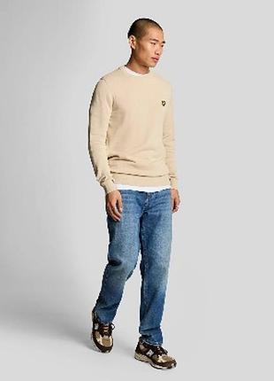 Чоловічі джинси lyle & scott tapered denim jeans stone wash blue 36/32 j2200v — нові оригінал шта