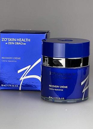 Зволожуючий крем для нормальної та сухої шкіри zo skin health zein obagi recovery creme, 50 мл