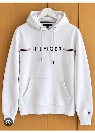 Худі tommy hilfiger біле бавовняне розмір xl