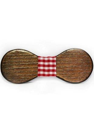 Деревяний краватка метелик круглий gbd-323