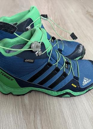 Черевики чоловічі adidas terrex синьо-зелені 39 розмір