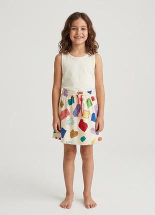 Детская трикотажная юбка из коллаборации h&m x lego.