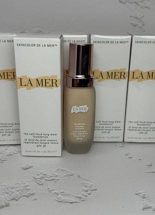 Тональна основа la mer the soft fluid long wear foundation spf 20 30 мл