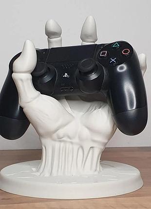 Держатель/подставка/студ в виде руки гуля на хелловин для контроллера ps4 dualshock/ps5 dualsense