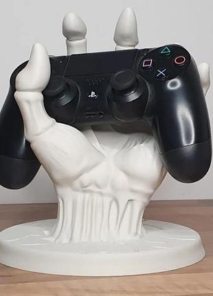 Держатель/подставка/студ в виде руки гуля на хелловин для контроллера ps4 dualshock/ps5 dualsense 7