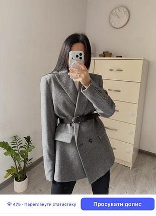 Теплий піджак mango 3