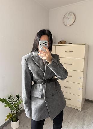 Теплий піджак mango 4