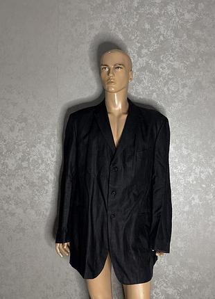 Лляний піджак жакет льон marks&spencer , xxxl 58р