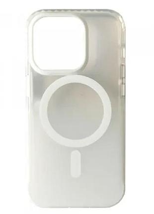 Чохол mystik magsafe case for iphone 14 pro white