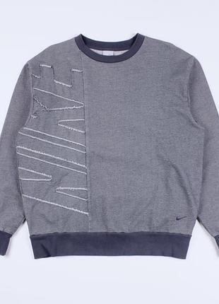 Чоловічий вінтажний світшот з великим написом nike vintage