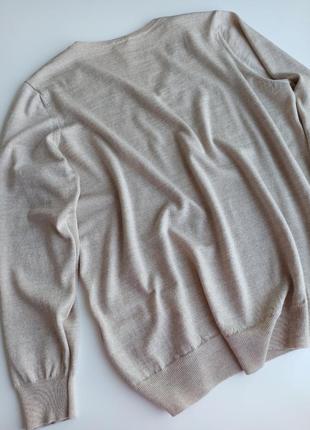 Красивый качественный шерстяной тонкий свитер3 фото