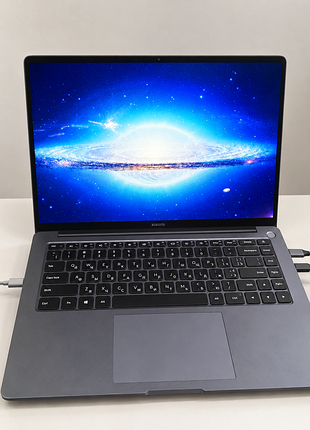 Ноутбук xiaomi mimatebook pro 14 | core i5 | 16 гб ram | ssd 512 гб | nvidia mx450 в темном металлическом корпусе