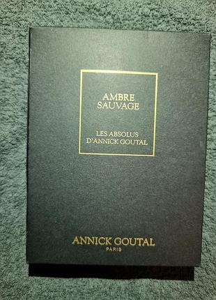 Парфумована вода annick goutal ambre sauvage 75 мл