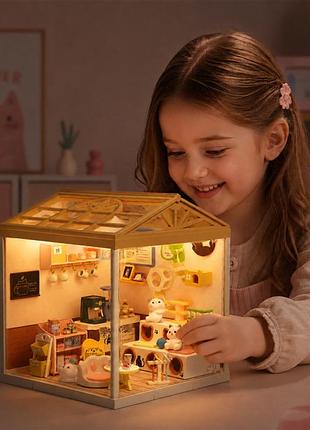 Конструктор для дівчинки minihouse кафе з підсвічуванням