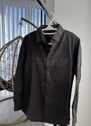 Чоловіча сорочка redmond casual з довгим рукавом, сіра