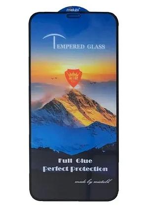 Защитное стекло full glue for iphone x/xs/11 pro черное тех. уп.