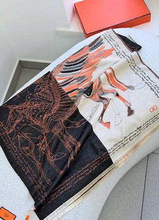 Палантин hermes 180*68 cm