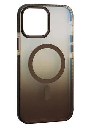Чохол mystik magsafe case for iphone 14 titanium grey