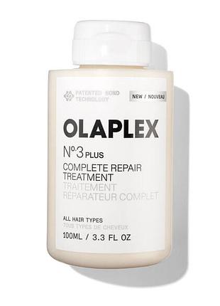 Новинка! оновлений засіб для відновлення волосся olaplex no.3plus complete bond repair pre-shampoo hair treatment