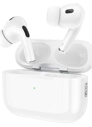 Навушники бездротові hoco ew90 true wireless anc noise reduction bt headset white
