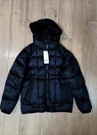 Зимний пуховик c.p. company d.d. shell down jacket (черный)
