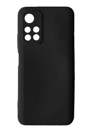 Чехол silicone case camera (no logo) для xiaomi redmi note 11 pro black
