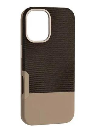 Чохол twoifferent leather case magsafe для iphone 17 clay
