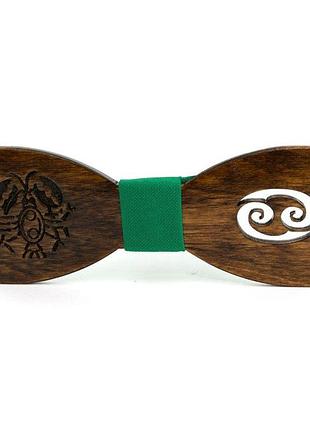 Темная деревянная бабочка gofin знак зодиака рак gbdh-8300