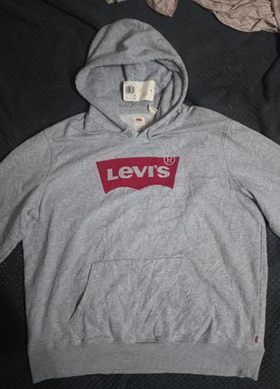 Худі levi’s сіре оригінал xl, стан 10/10