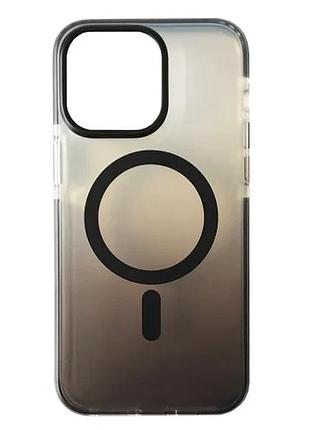 Чохол mystik magsafe case for iphone 15 pro max black