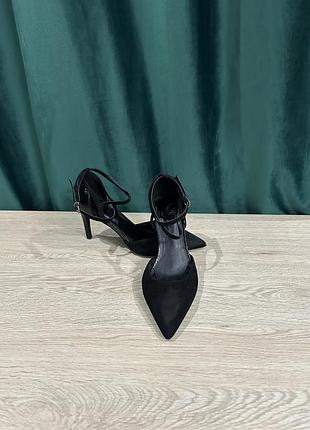 Шкіряні туфлі лодочки, кожаные туфли лодочки, marks & spencer