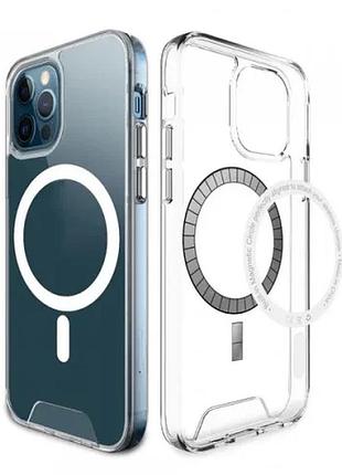 Чохол space magsafe drop protection for iphone 15 transparent