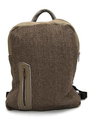 Тканинний коричневий рюкзак gofin smr-22039