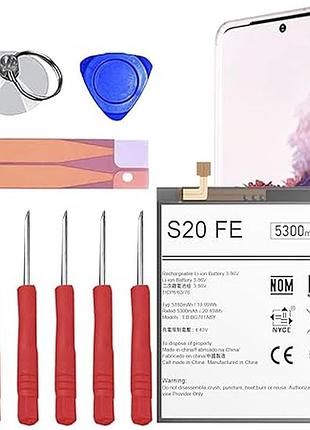 Аккумулятор для galaxy s20 fe – модель eb-bg781aby [5300mah], высокой емкости