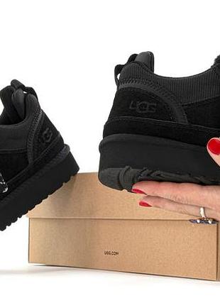 Зимние ботинки мех ugg lowmel black ❄️ 2