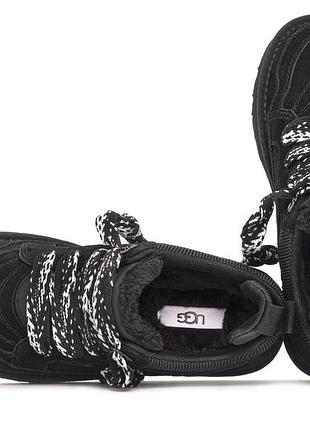 Зимние ботинки мех ugg lowmel black ❄️ 3