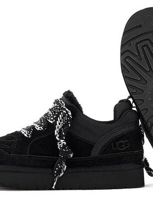 Зимние ботинки мех ugg lowmel black ❄️ 5