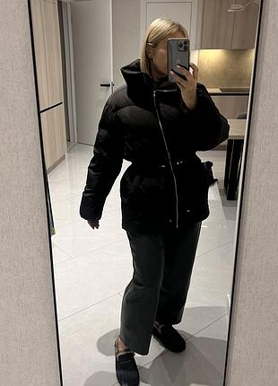Натуральний пуховик massimo dutti